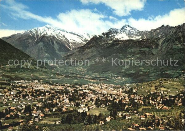 Merano Meran Fliegeraufnahme