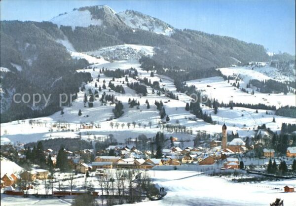 Nesselwang Fliegeraufnahme mit Alpspitze