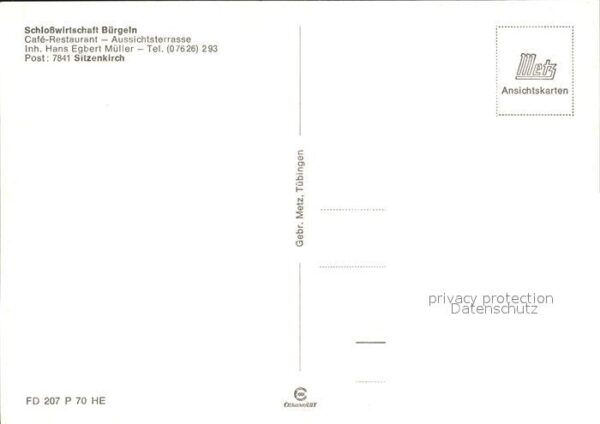 Sitzenkirch Schloß Bürgeln – Bild 2