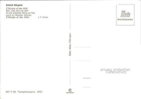 Sitzenkirch Schloß Bürgeln – Bild 2