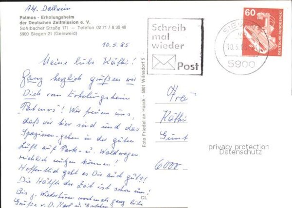 Siegen Westfalen Patmos Erholungsheim – Bild 2