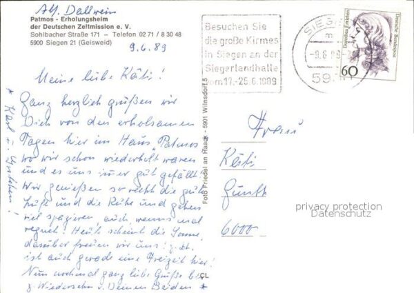 Siegen Westfalen Patmos Erholungsheim – Bild 2