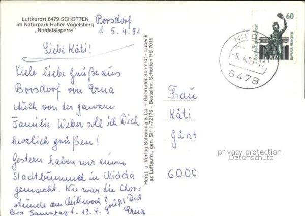 Schotten Hessen Fliegeraufnahme Niddatalsperre – Bild 2