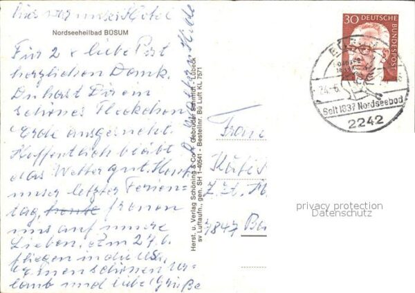 Buesum Nordseebad Fliegeraufnahme – Bild 2