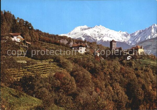 Merano Meran St. Peter mit Schloss Tirol