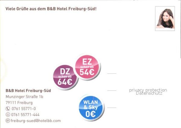 Freiburg Breisgau B und B Hotels Künstlerkarte – Bild 2