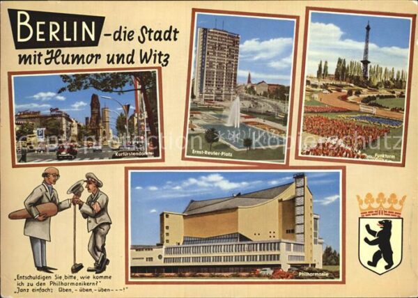 Berlin Funkturm Kurfürstendam Ernst Reuter Pla