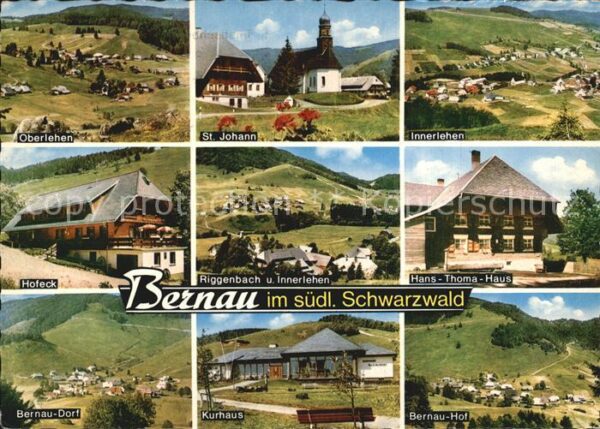 Bernau Schwarzwald Oberlehen Innerlehen Hofeck Hans-Thoma-