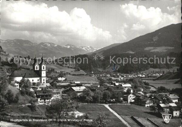 Hopfgarten Brixental mit Windauer Berge