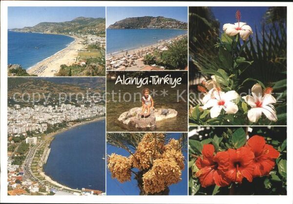 Alanya Fliegeraufnahme Strände