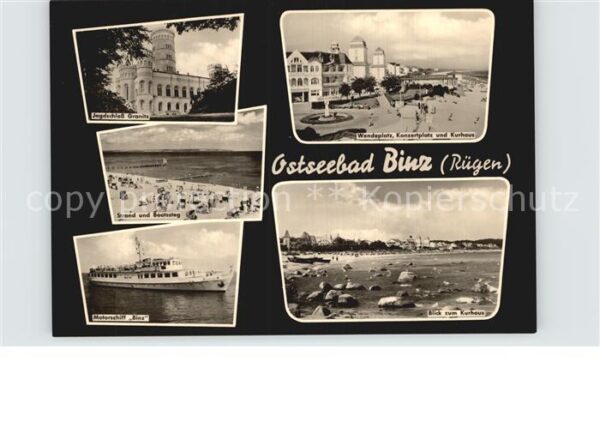 Binz Ruegen Strand Jagdschloss-Granitz Konzertplaz