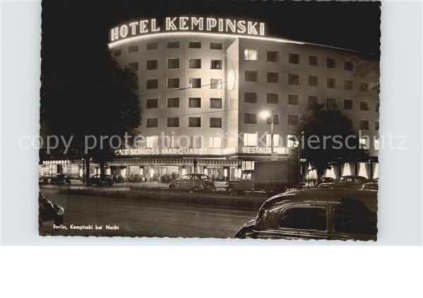 Berlin Hotel Kempinski bei Nacht