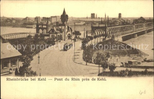Strassenbahn Kehl Rheinbrücke Pont du Rhin