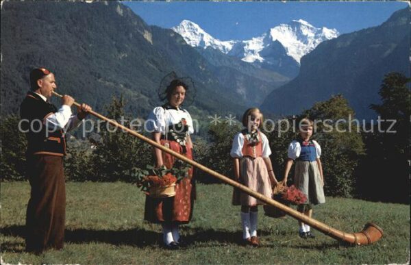Alphorn Alphornbläser Trachtengruppe Mönch Jung