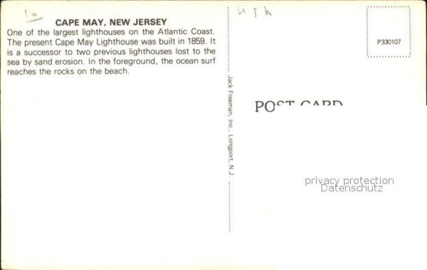 Leuchtturm Lighthouse Cape May New Jersey – Bild 2