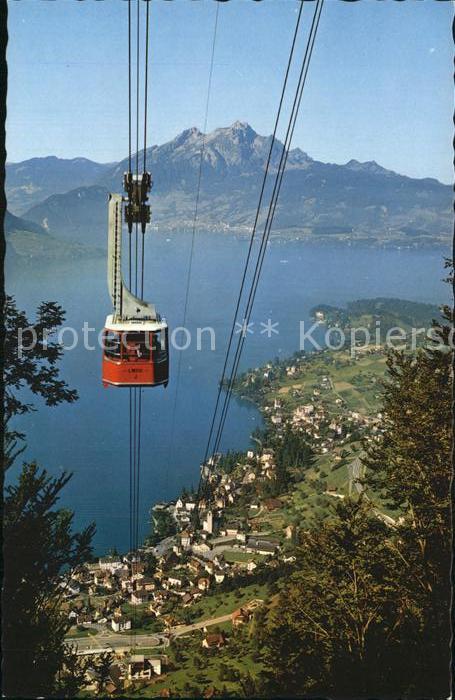 Seilbahn Weggis Rigi Kaltbad Vierwaldstättersee