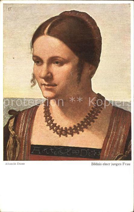 Duerer Albrecht Nuernberg Bildnis einer jungen Frau