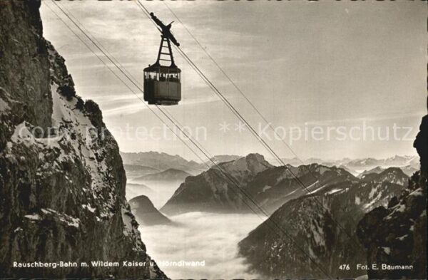 Seilbahn Rauschberg Wilder Kaiser Hörndlwand