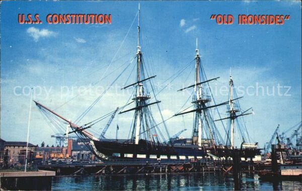 Segelschiffe U.S.S. Constitution Old Ironsides Navy