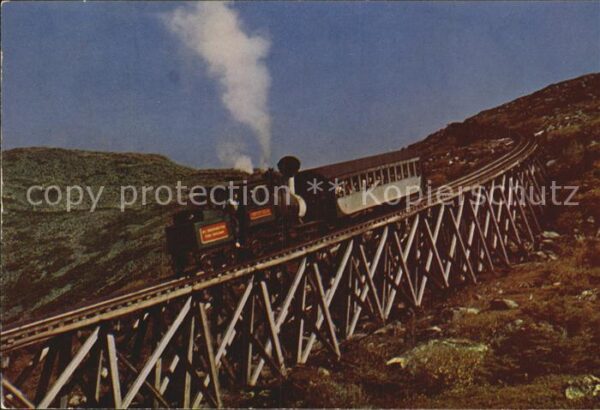 Zahnradbahn Cog Railway Mount Washington White Moun