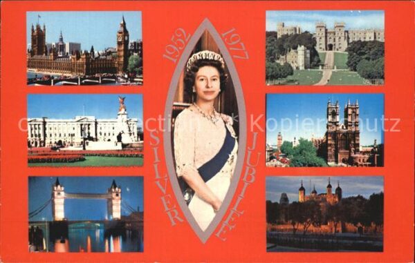 Adel England Queen Elizabeth II Silver Jubilee Londo