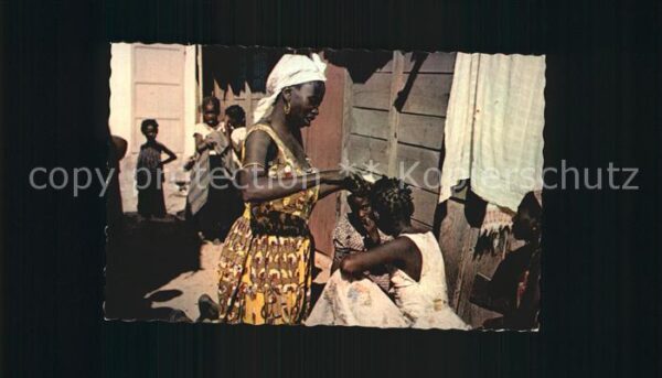 Friseur Coiffeur Barber Typen Afrika Coiffure