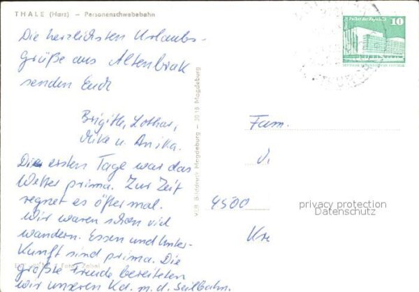 Seilbahn Thale Harz – Bild 2