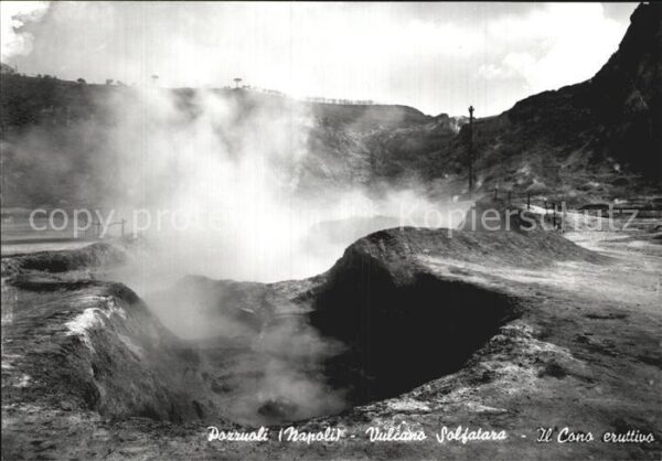Vulkane Geysire Vulcans Geysers Solfatara Pozzuoli Napoli Cono eruttivo