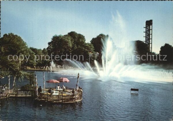 Gartenbauaustellung IGA 63 Hamburg Tanzende Wasser Parksee