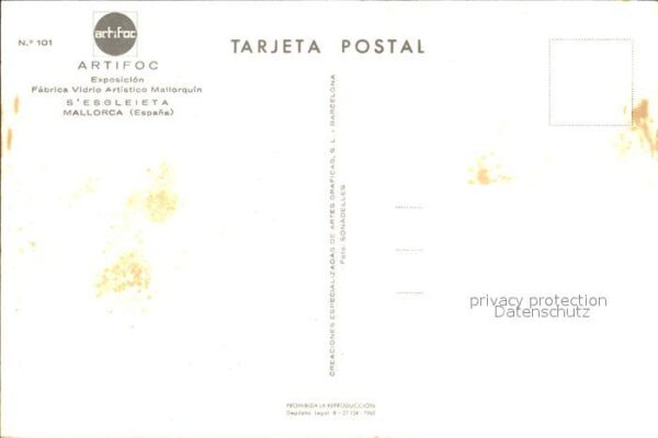 Glasherstellung Exposicion Fabrica Vidrio Artistico Mal – Bild 2