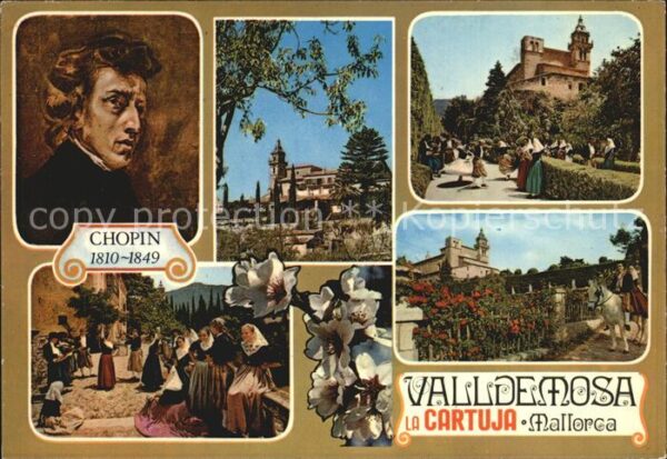 Komponist Frederic Chopin Valldemossa Cartuja Mal