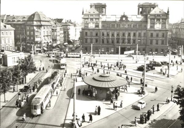 Strassenbahn Dresden Postplatz Telegrafenamt