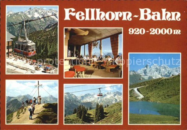 Seilbahn Fellhorn Mehransichten