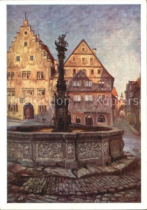 Sollmann Paul Rothenburg Tauber St. Georgs- oder Hert