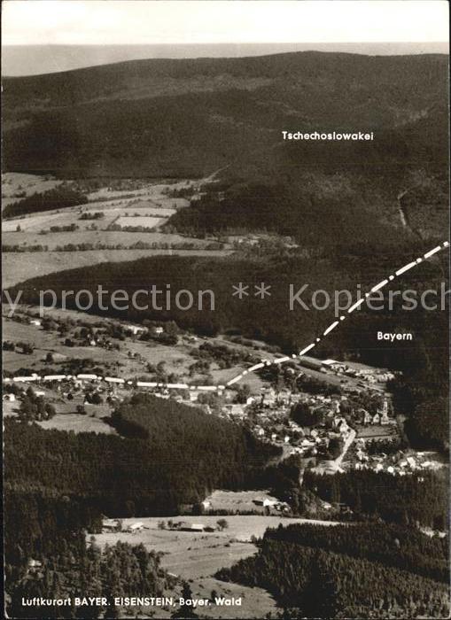 Grenze Douane Zoll Bayern Tschechoslowakei Bayerisch Eisen