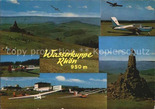 Segelflug Gliding Vol-Voile Vuolo-a-Vela Wasserkuppe Rhön