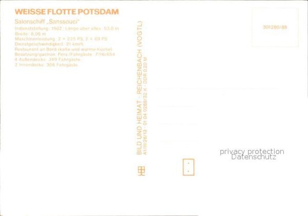 Motorschiffe Salonschiff Sanssouci Weisse Flotte Pot – Bild 2
