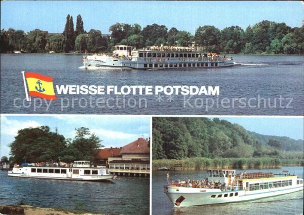 Motorschiffe Sanssouci Nedlitz Strandbad Ferch Weiss