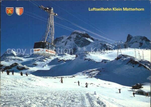 Seilbahn Klein Matterhorn Zermatt Liskamm Breith