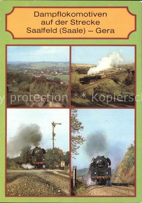 Lokomotive Dampflokomotiven Strecke Saalfeld Saale