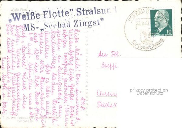 Motorschiffe Stralsund MS Seebad Zingst Weisse Flott – Bild 2