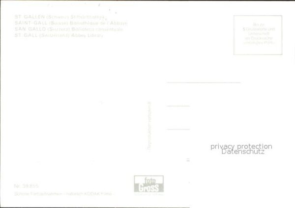 Bibliothek Library St. Gallen Stiftsbibliothek – Bild 2