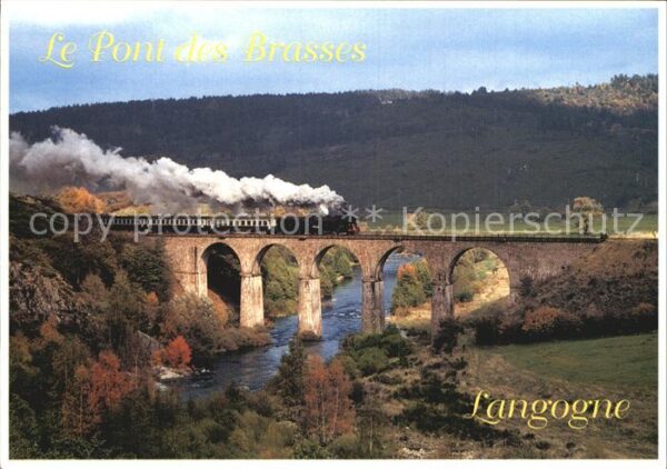 Lokomotive Pont des Brasses Langogne