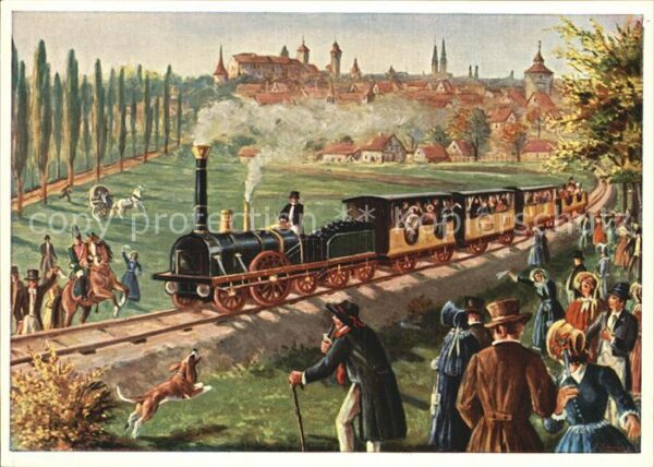 Lokomotive Erste Deutsche Eisenbahn Nürnberg Fürth