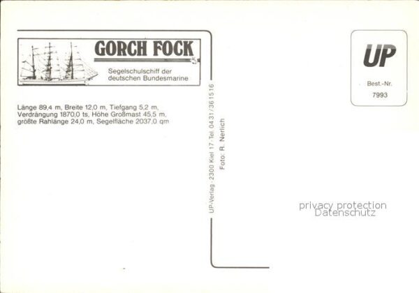 Segelschiffe Gorch Fock – Bild 2