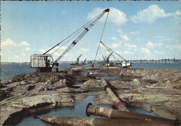 Hafenanlagen Zuiderzeewerken Aanleg Dijk