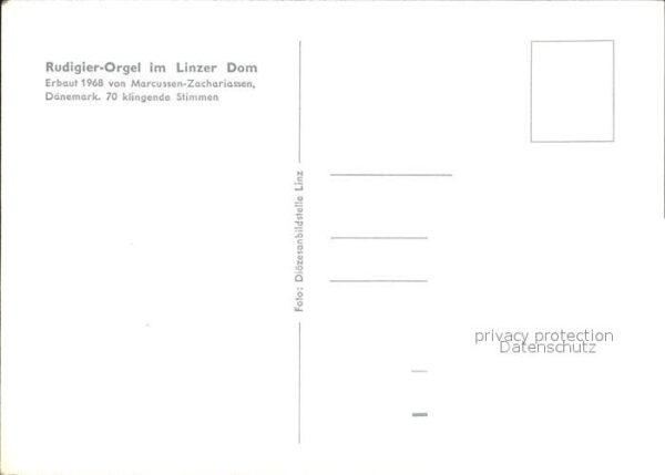 Kirchenorgel Rudigier-Orgel Linzer Dom – Bild 2