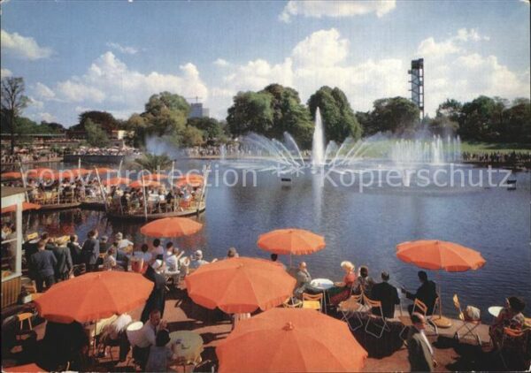 Gartenbauaustellung Hamburg Wasserfontäne