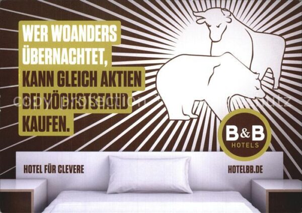 Werbung Reklame B&B Hotels