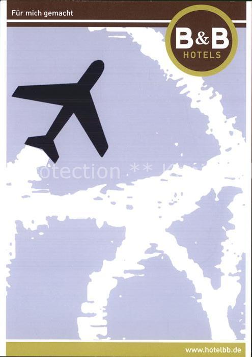 Flugzeuge Zivil Werbung B&B Hotel Frankfurt-Hahn Airpor